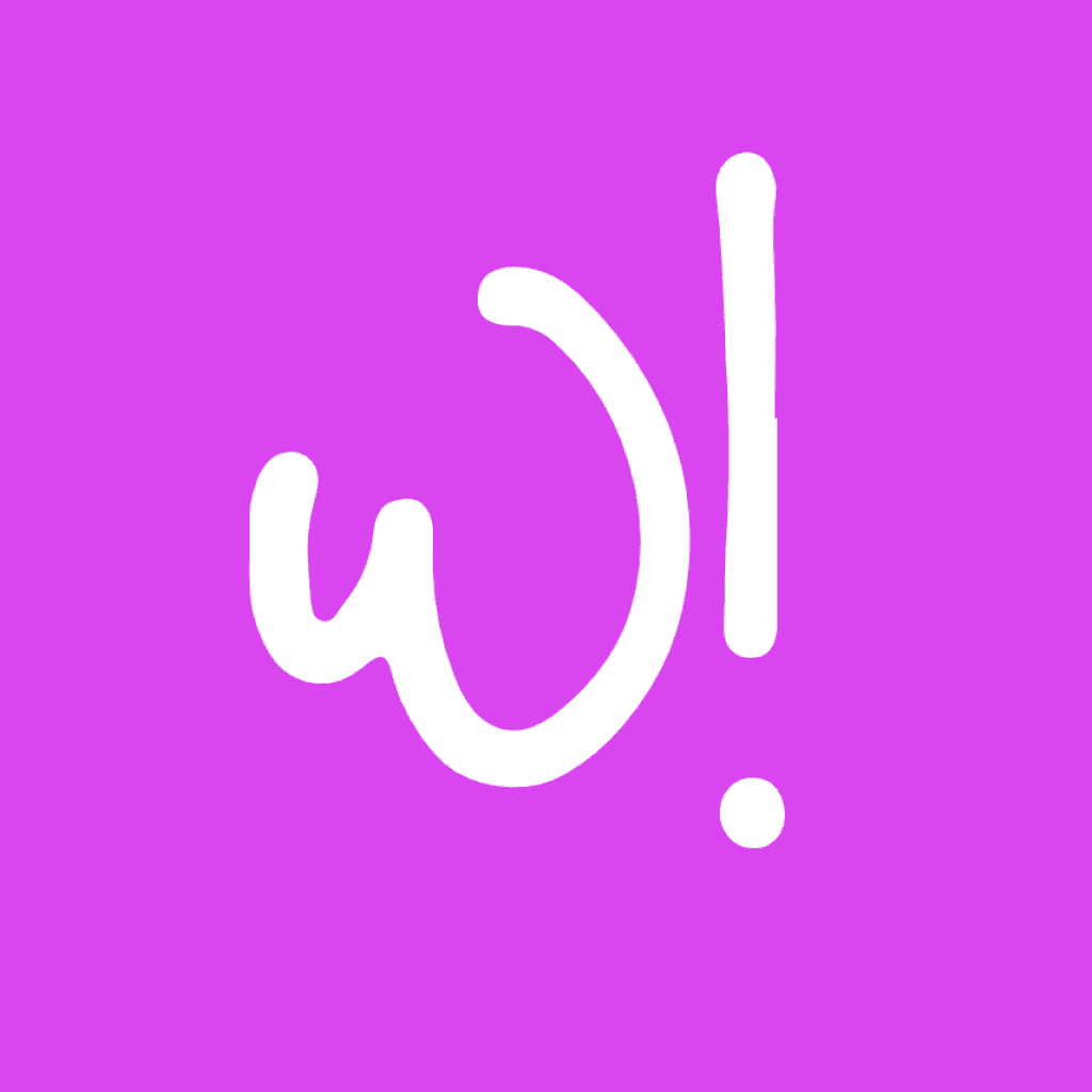 Logo on Fuchsia